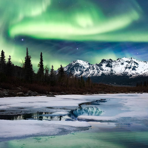 Northern Lights Landscape - Lucas Moore Canvas Print