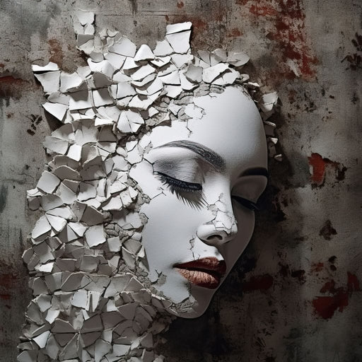 Shattered Mirage Canvas Print