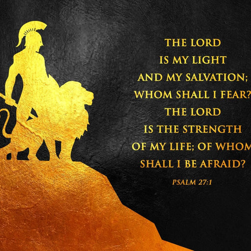 Psalm 27:1 - ABConcepts Canvas Print