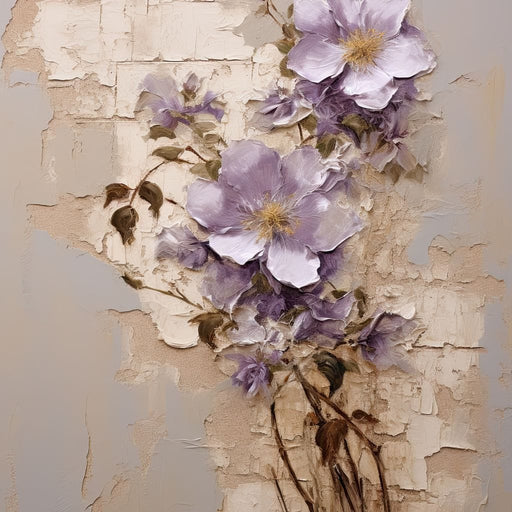 Blossoms Amidst Ruins Canvas Print