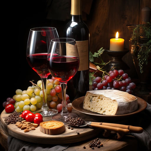 Wine Cheese Banquet Canvas Print