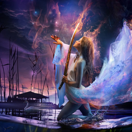 Fire Sword Canvas Print