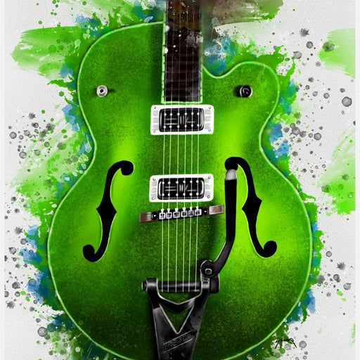 Brian Setzer's Guitar - Abraham Szomor Canvas Print