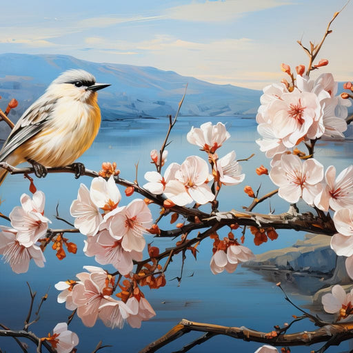 Almond Blossom Serenade Canvas Print