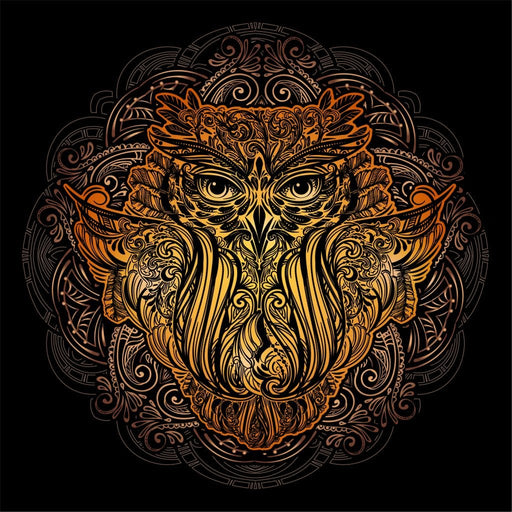 Golden Owl Canvas Print