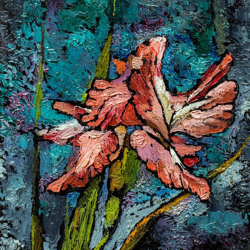 Red Iris Canvas Print