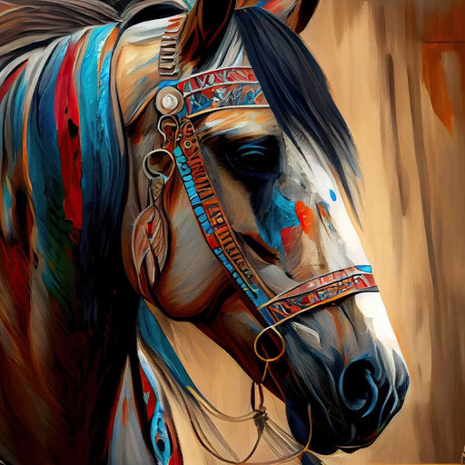 Cherokee Horse 1 - Alicia Smith Canvas Print