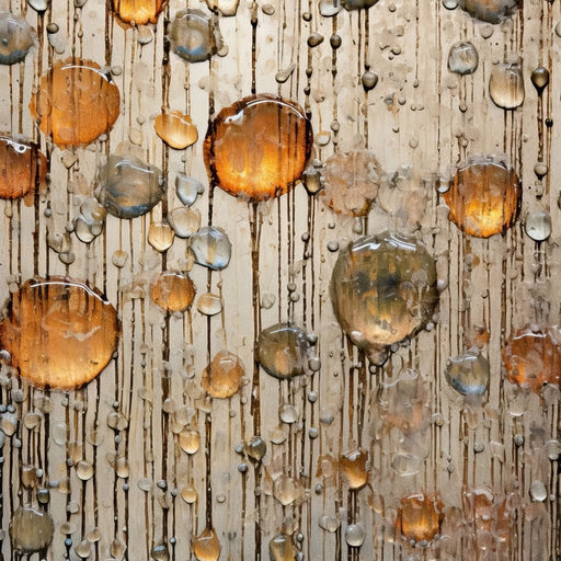 Droplet Hues Canvas Print