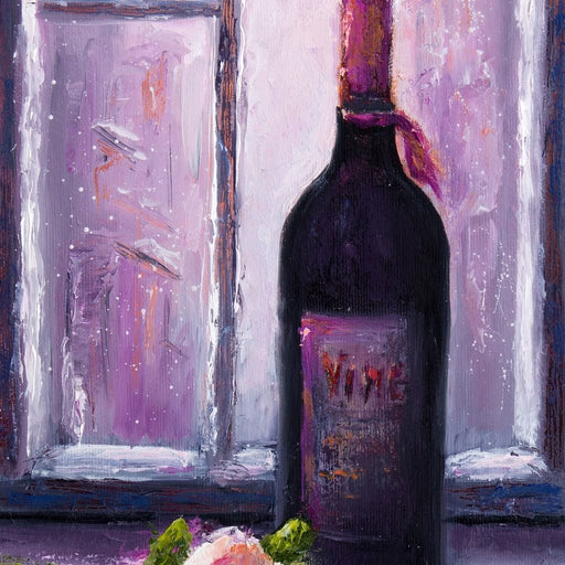 Wine & Roses Canvas Print