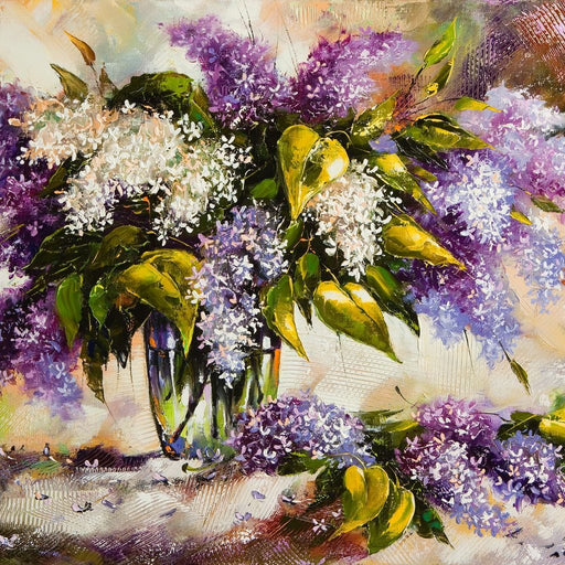 Lilac Bouquet Canvas Print