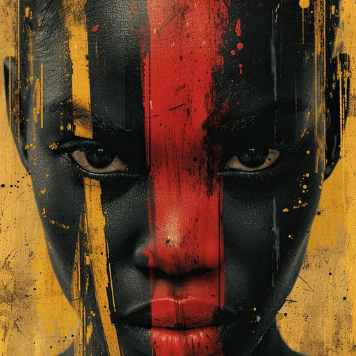 Golden Noir Revelation Canvas Print