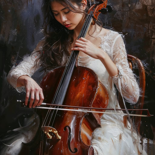 Violin Strings Serenade Canvas Print