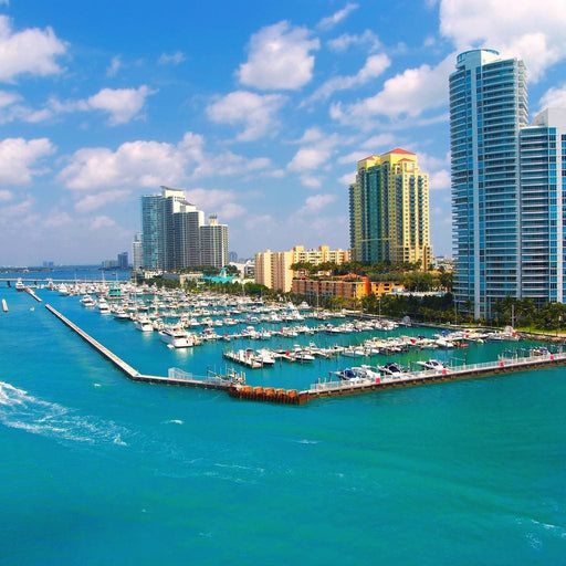 Miami Beach Skyline Canvas Print
