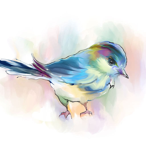 Watercolor Bird Canvas Print