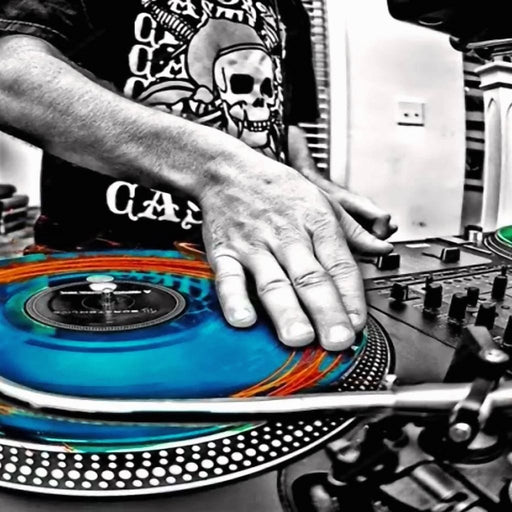 DJ Colors - Canvas Print - 5 panel wall art of a unique DJ canvas painting - this home decor makes the perfect gift to your music lover friends| NicheCanvas