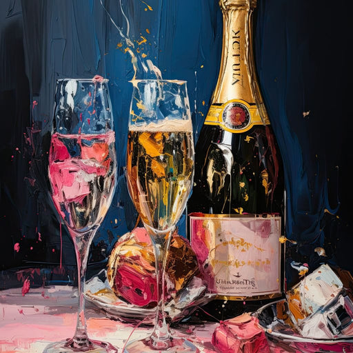 Champagne Radiance Canvas Print