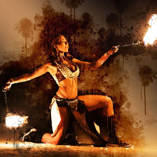 Flaming Nights - Johanjjf Canvas Print