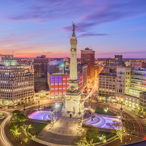 Indianapolis Skyline Canvas Print