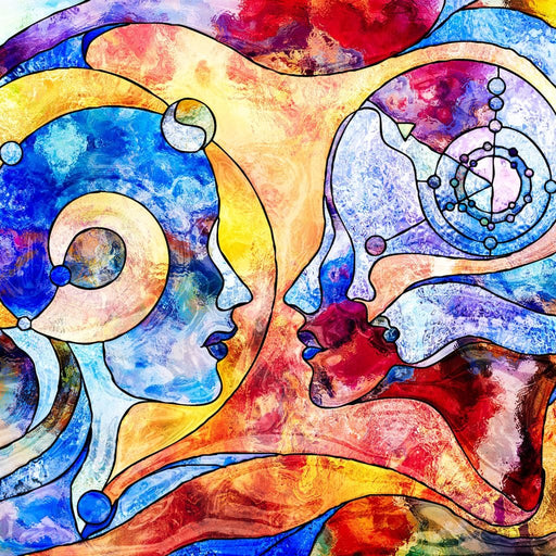 Face to Face Canvas Print