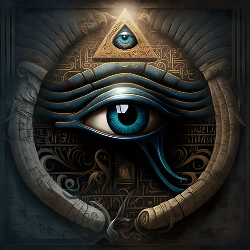 Eye Of Horus - TooplesArt Canvas Print