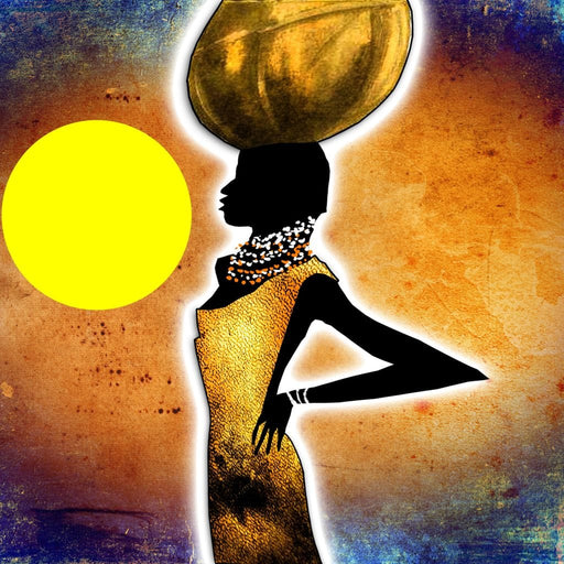 African Woman Canvas Print