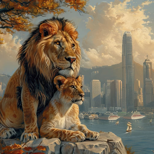 Urban Jungle Sovereigns Canvas Print