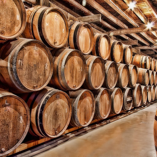 Oak Barrels Canvas Print