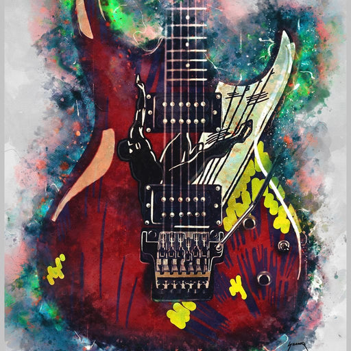 Joe Satriani's Guitar - Abraham Szomor Canvas Print