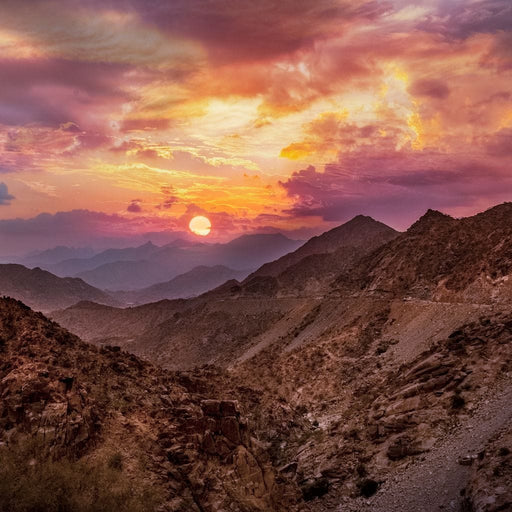 Desert Mountains Canvas Print