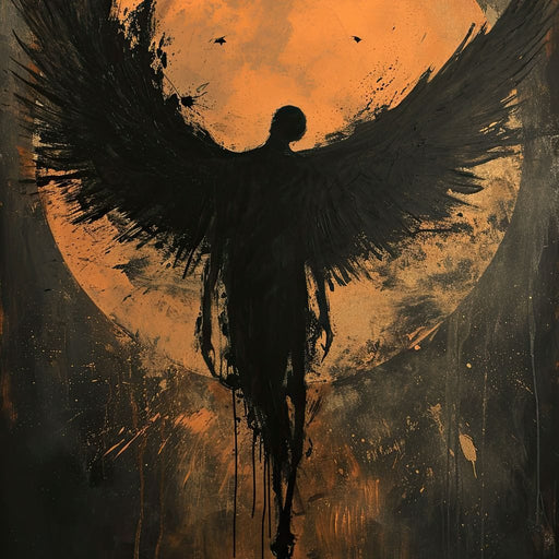 Eclipse of the Fallen Seraph Canvas Print