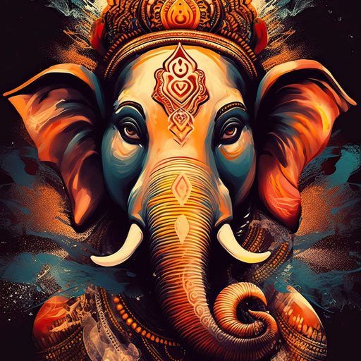 Ganesha's Blessing Canvas Print