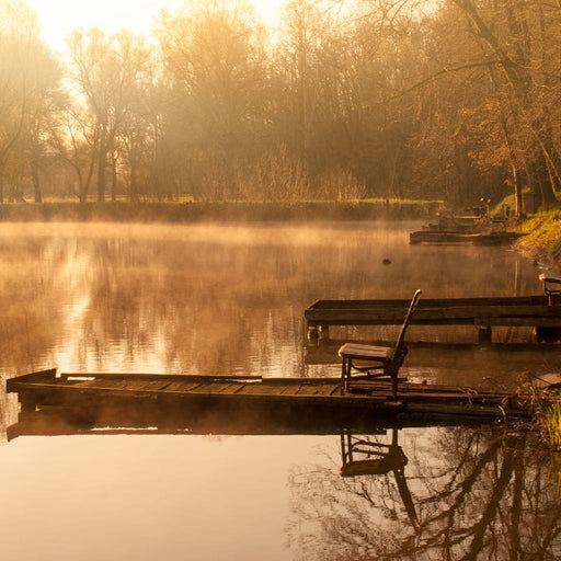 Relaxing Lake Canvas Print
