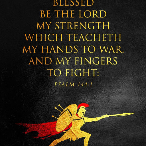 Psalm 144:1 - ABConcepts Canvas Print