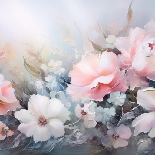 Blossoming Serenity in Nature Canvas Print