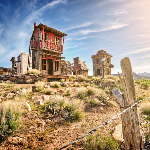 Abandoned Western Town Canvas Print