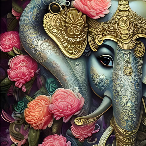 Ganesha Diwali 2022 Special Edition Canvas Print