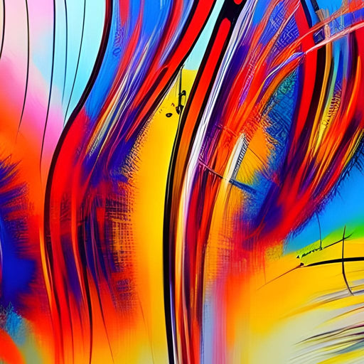 Abstract Grass - Johanjjf Canvas Print