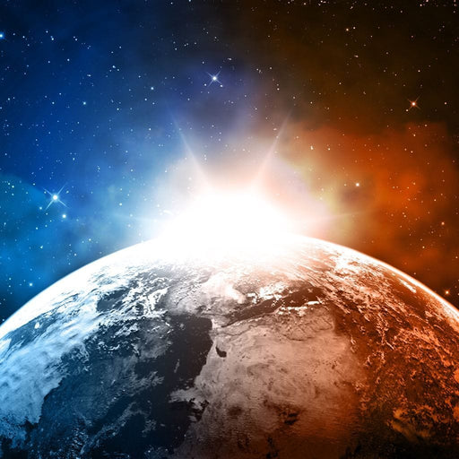 Dual Eclipse - Canvas Print - astonishing wall art of a rare solar eclipse - hang this to your living room of office for the perfect eye-catching decor you need | NicheCanvas