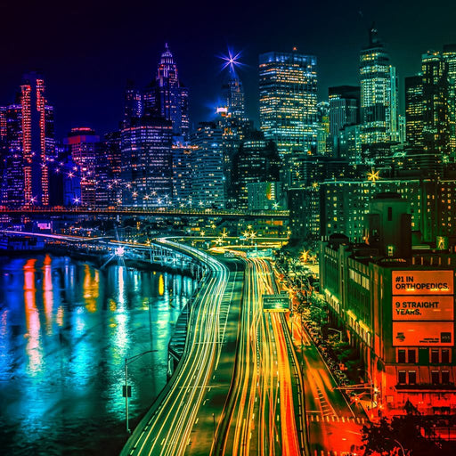 Colorful Nights - Johanjjf Canvas Print