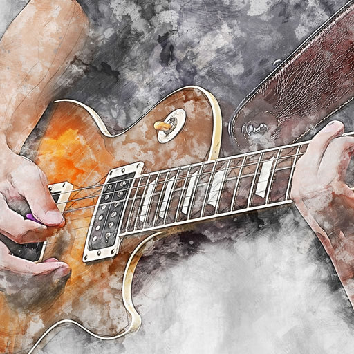 Electric Guitar - Mateo Canvas Print