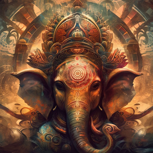 Majestic Ganesha Canvas Print