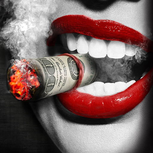 Money To Burn - David Drake Canvas Print