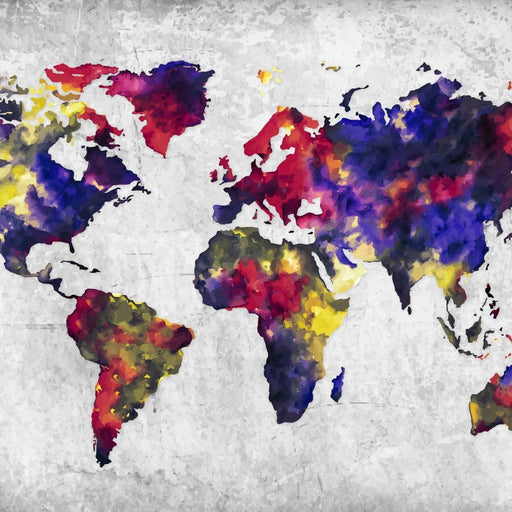 World Map 1 - Mateo Canvas Print