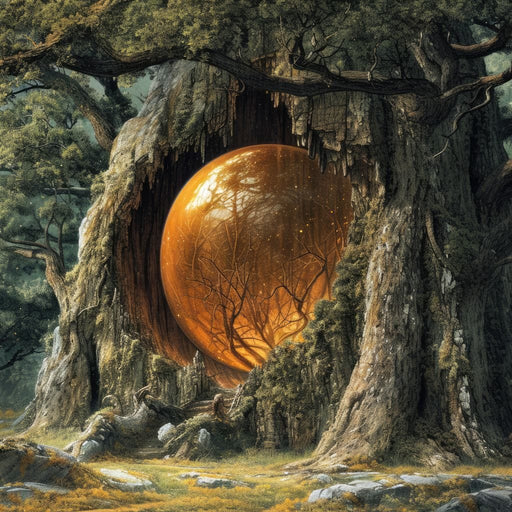 The Glowing Core of Gaia - TooplesArt Canvas Print