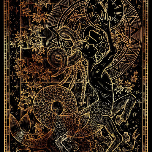 Zodiac sign Capricorn Canvas Print