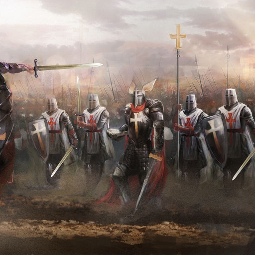 Knights Templar Canvas Print