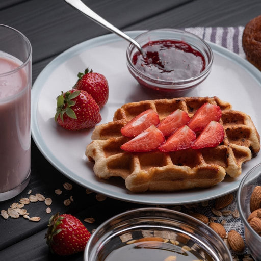 Homemade Waffles Canvas Print