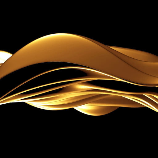 Golden Wave Canvas Print