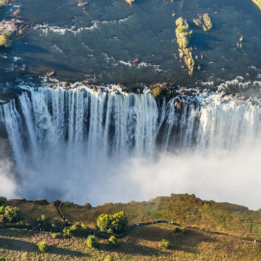 Victoria Falls - Canvas Print - gorgeous wall art of the breathtaking falls at South Africa - this art painting is the perfect gift for your family and friends | NicheCanvas