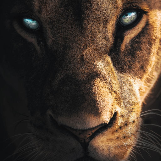 Lioness Eyes - Zenzdesign Canvas Print